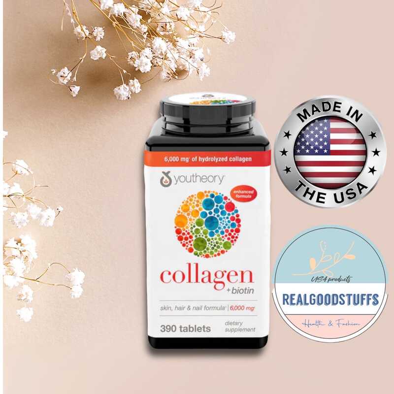 Youtheory Collagen Plus Biotin, 390 tablets, skin nourishment