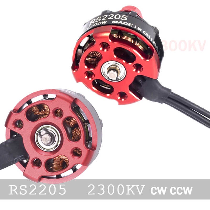 RC RS2205 2300KV CCW CW Brushless Motor Para sa 2-6s 20A/30A/40A ESC ...