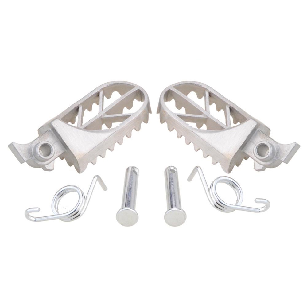 GOOFIT Foot Peg Rest Pedal Motocross Accessories Stainless steel foot ...