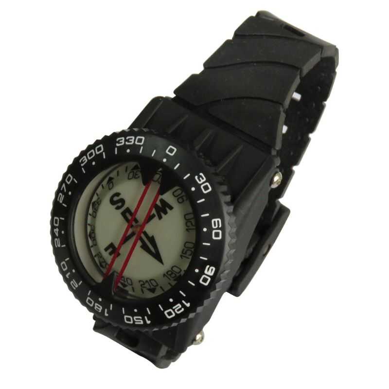 Underwater Compass Wrist Strap Compass Waterproof Scuba Diving Compass ...