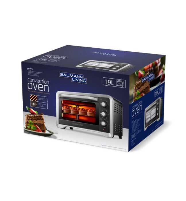 Baumann Living 19L Convection Oven (2021 model) Shopee Philippines