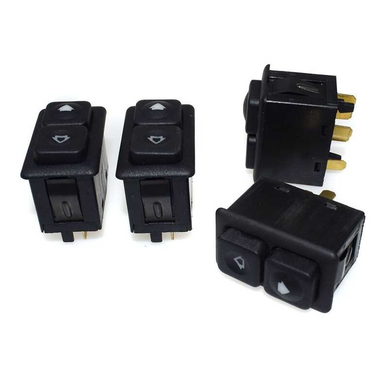 4pcs Car Window Glass Switch Button 5 PIN Up And Down Controller ...