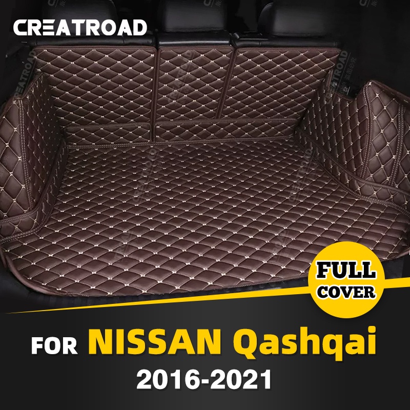 Auto Full Coverage Trunk Mat For Nissan Qashqai 20162021 20 19 18 17