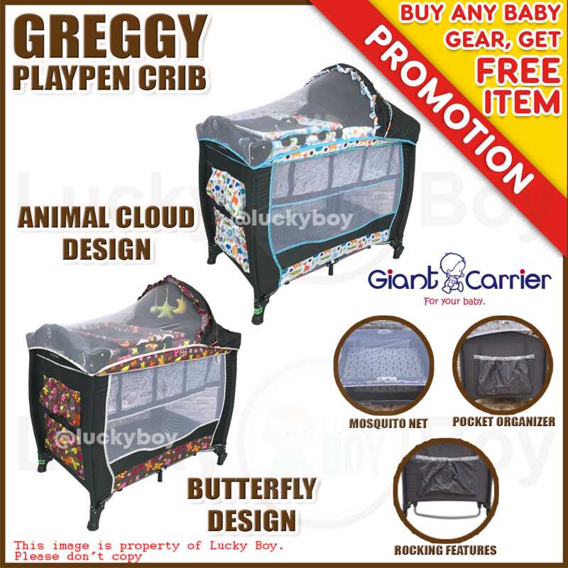 Giant Carrier Crib Greggy Pack and Carry Shopee Philippines