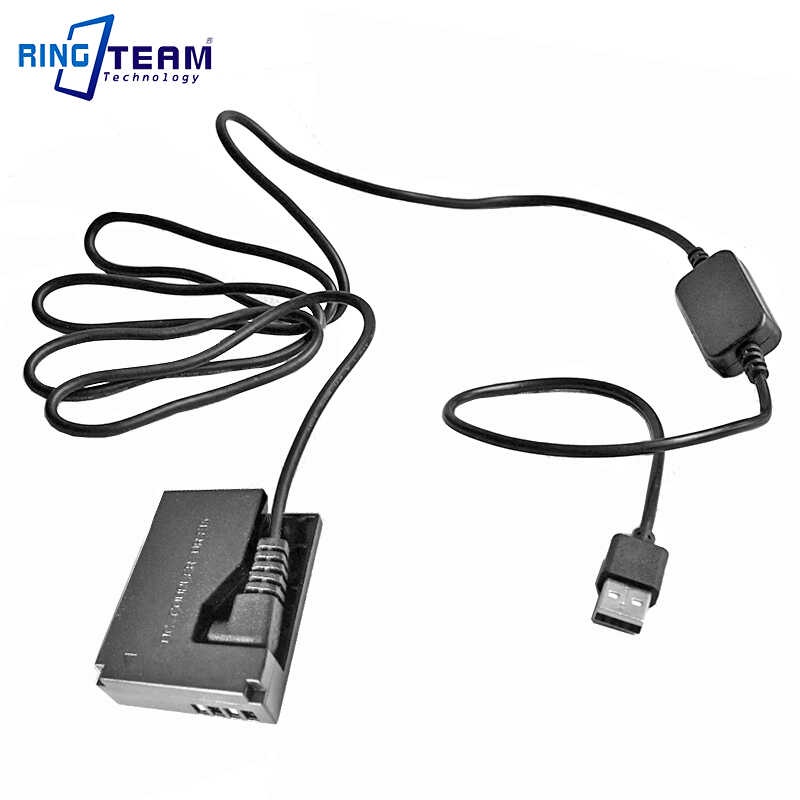 LpE10 Dummy Battery+Usb Adapter Charging Cable Ps700 Para Sa Canon