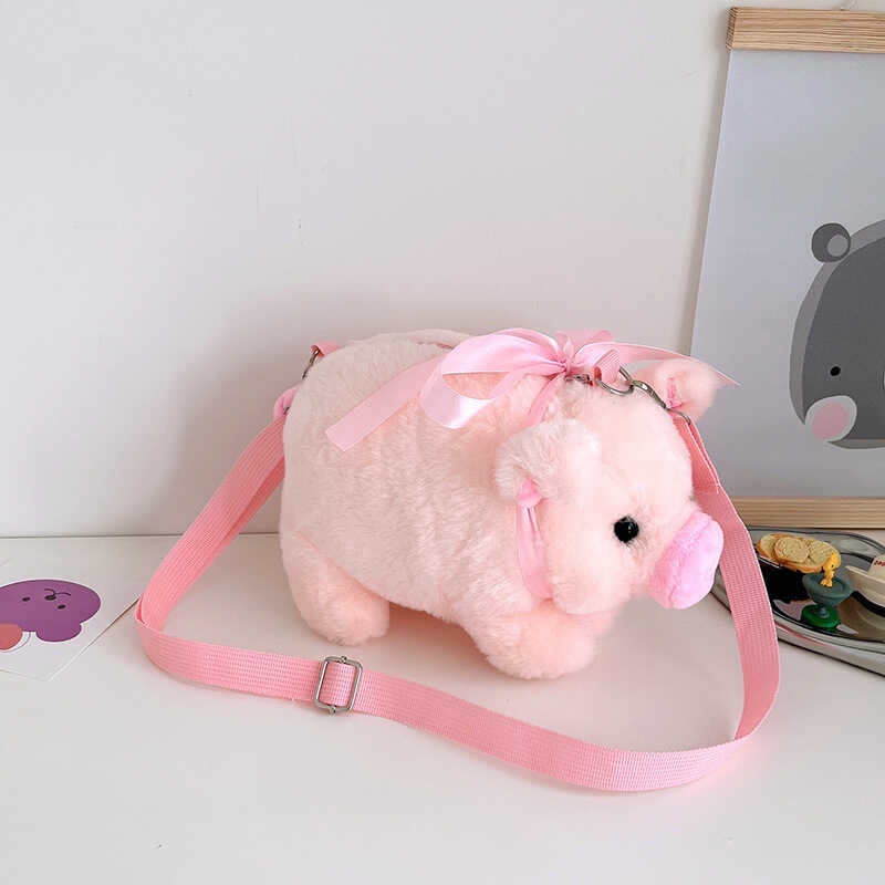 Cute Pig Plush Bags For Women 2023 Trend Winter Cartoon Doll Crossbody Bag Ins Personality Fashion Shopee Philippines