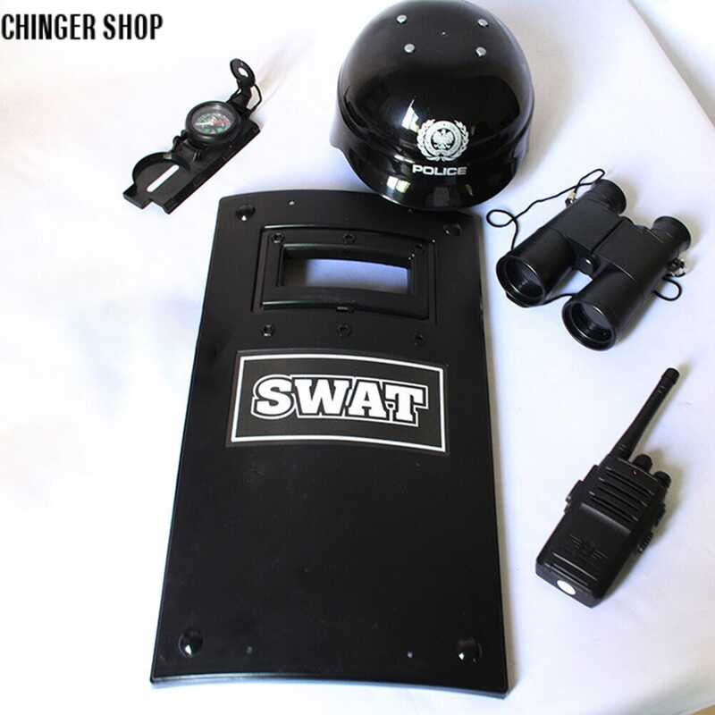 Mini Shield for SWAT Police Figure Toy - Simulative Police Props for ...