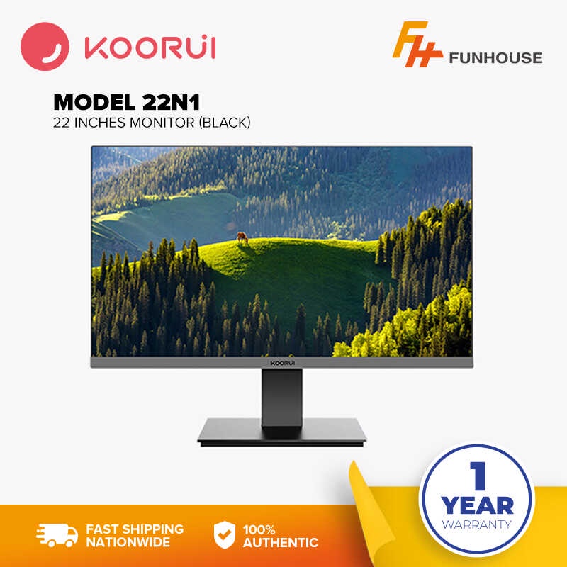 Koorui 22N1 BLACK Monitor pc monitor computer 21.5 inch 75HZ 1920*1080 ...