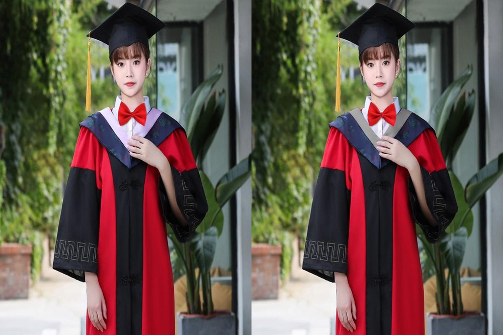 Bachelor Robe and Cap Polyester Fiber Graduation Attire Class of 2025 ...