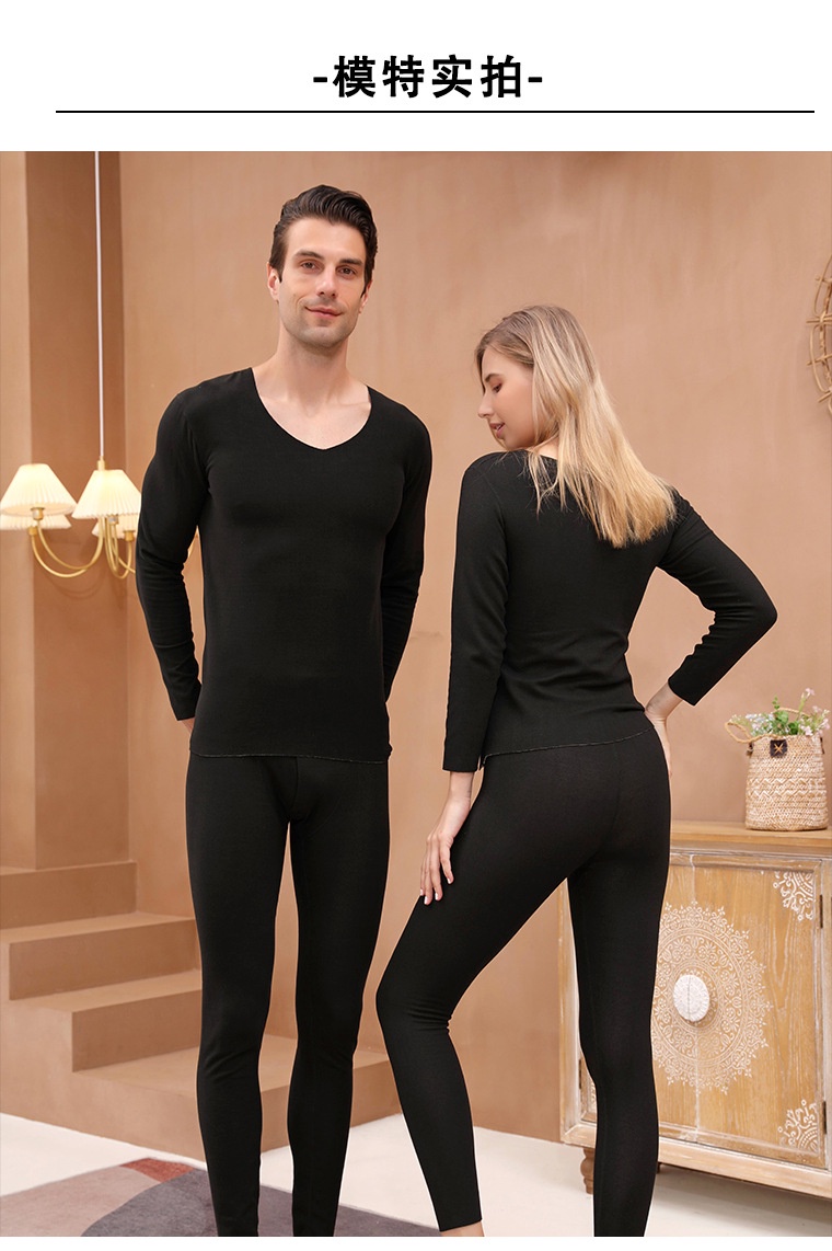 Seamless Lingerie Thermal Underwear Sets Long Sleeve Innerwear Women ...