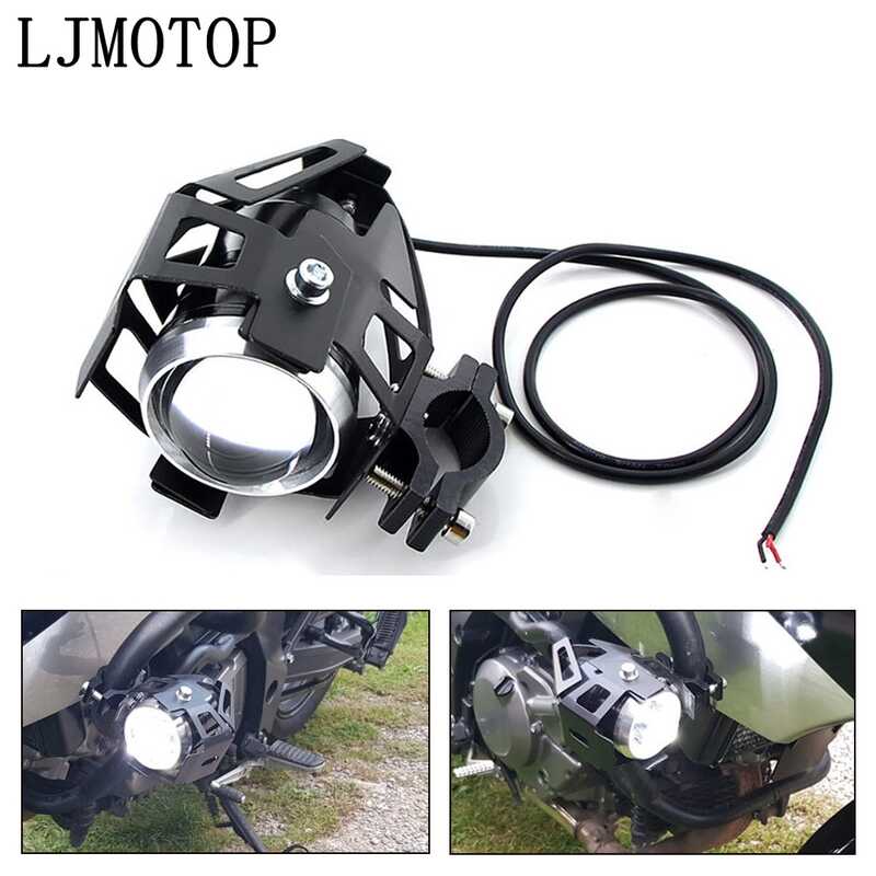 motorcycle headlights auxiliary lamp U5 led spotlight 12V DRL Light ...