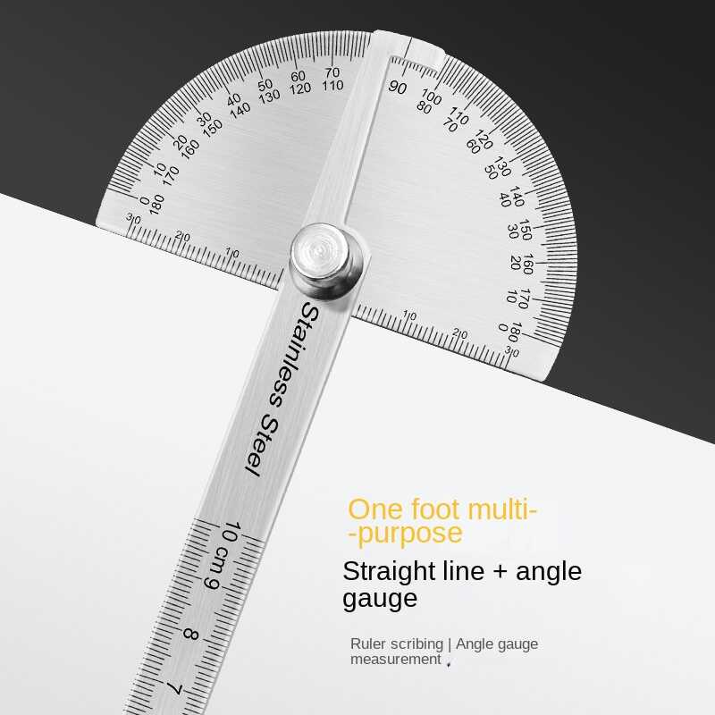 Mga propesyonal na Meter Ruler Gauge Finder Goniometer Conveyor Tool ...
