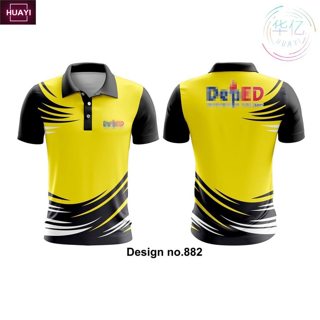 DEPED POLO shirts uniform for FULL SUBLIMATION POLO SHIRT