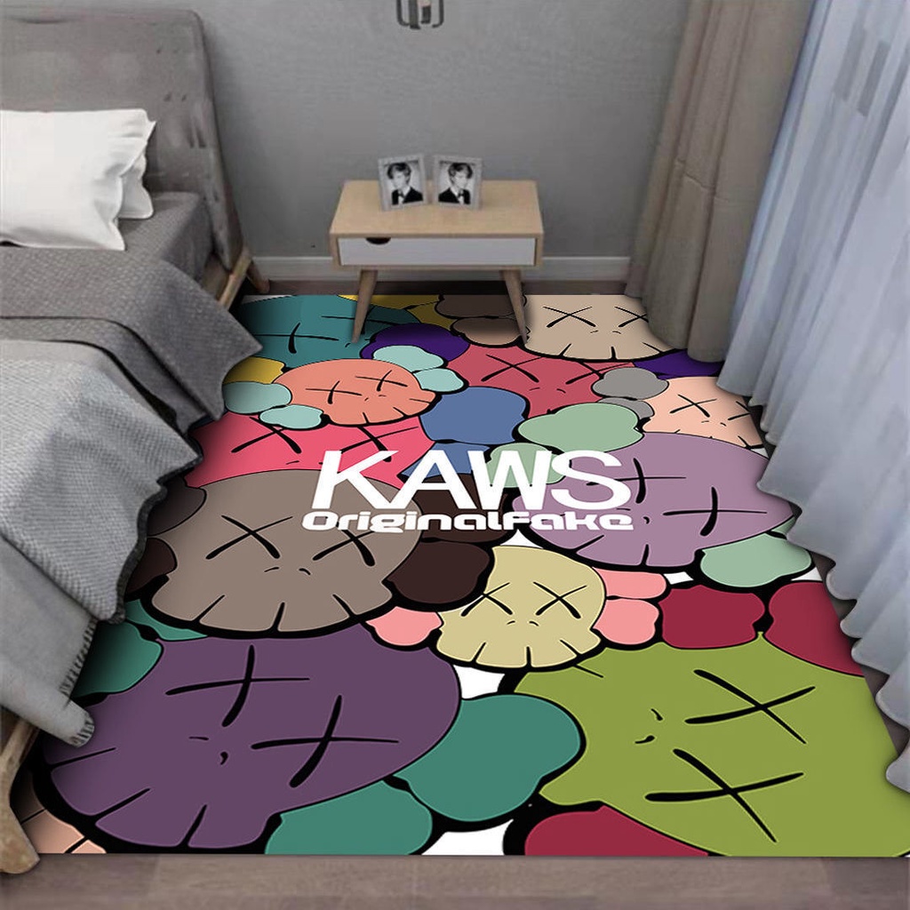 Street Wear Carpet Bedroom Kaws Room Living Room Full of Coffee Table