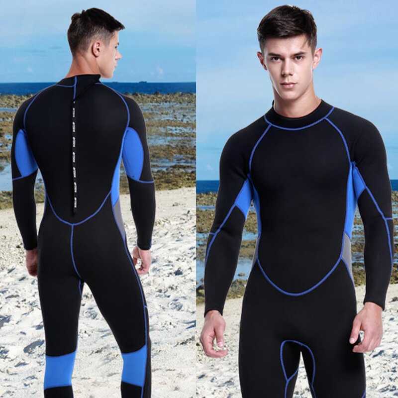 Full Body Wetsuit 3mm Cold Water Keeping Warm Neoprene Suit Men Women