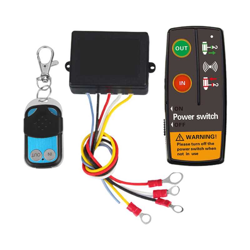 Ang Wireless Winch Remote Control Set ang Winch Remote Receiver Repair ...