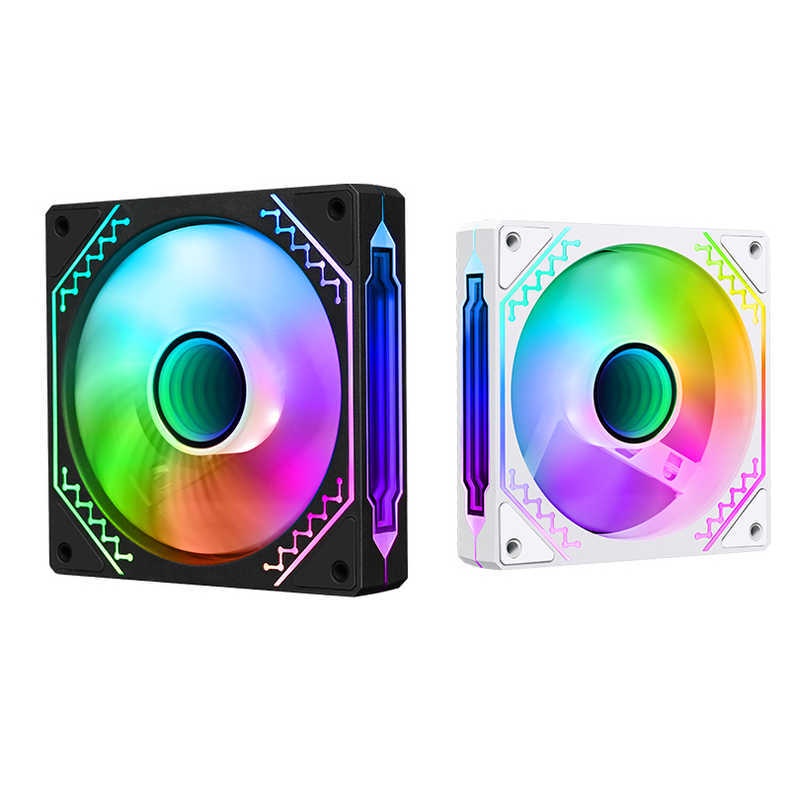 New Design PC RGB Fans Mirror RGB Computer Cooling Fans 5V 120Mm Gaming ...