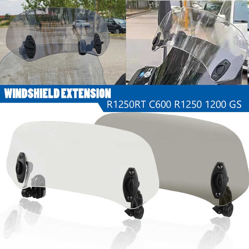 Windshield Extension Windscreen Air Deflector Para sa K1200SK1300GT ...