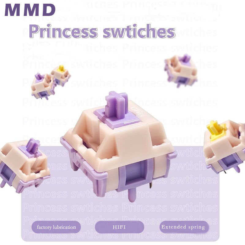 MMD Princess V2 V3 Switches Keyboard Switch Banana Splits Linear