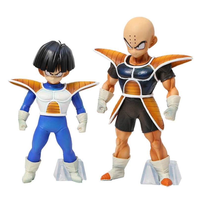 Dragon Ball Z Kuririn Gohan Anime Figure Saiyan Battle Clothes Krillin ...