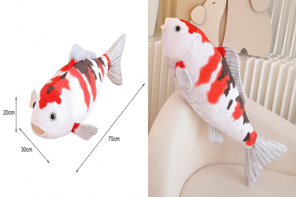 Koi Fish Fish Plush Toy Mini Squishable Koi Fish Dragon