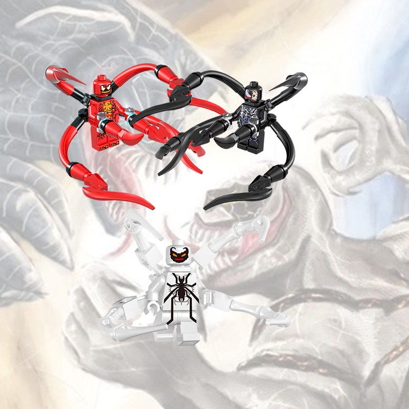 Building Superhero Marvel Blocks Mini Figures Spider-man Venom Ant-man ...