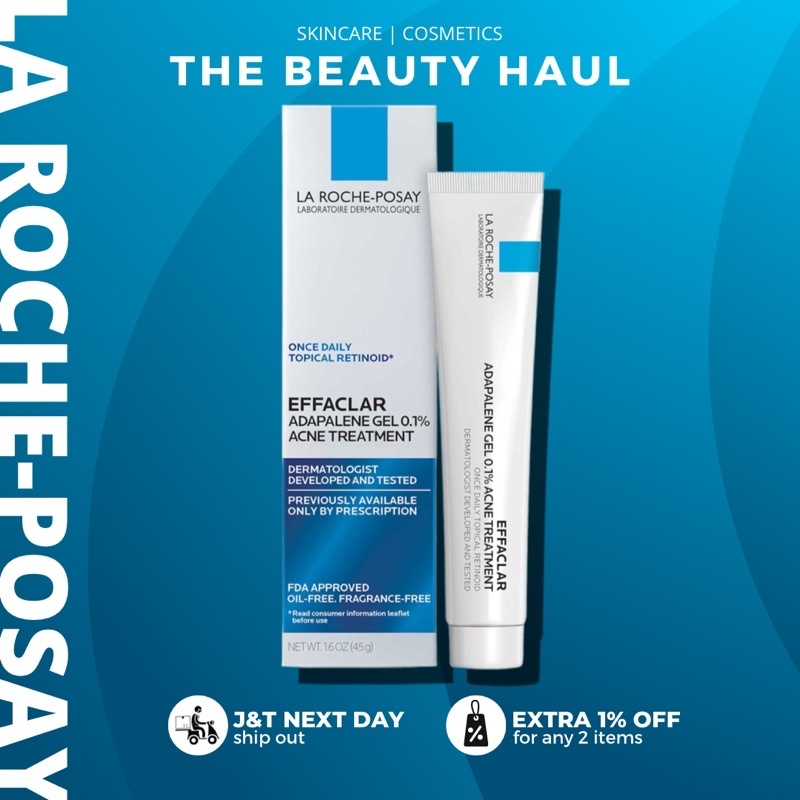 La Roche Posay Effaclar Adapalene Gel 0 1 Retinoid Acne Treatment 45g Shopee Philippines