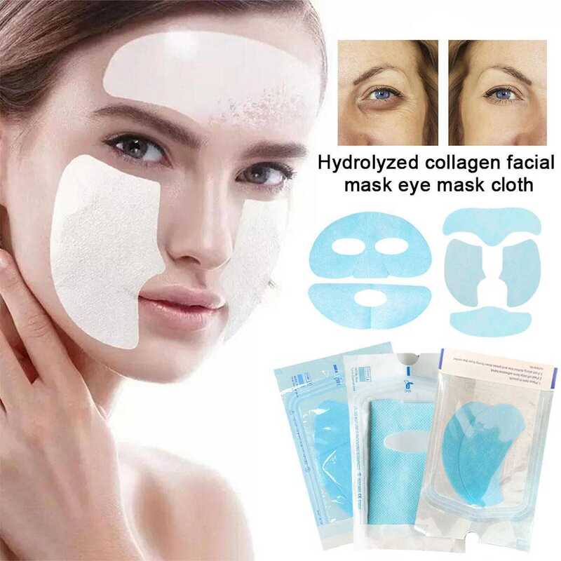 6 Set Soluble Type III Collagen Freeze-dried Instant Facial Mask Cloth ...