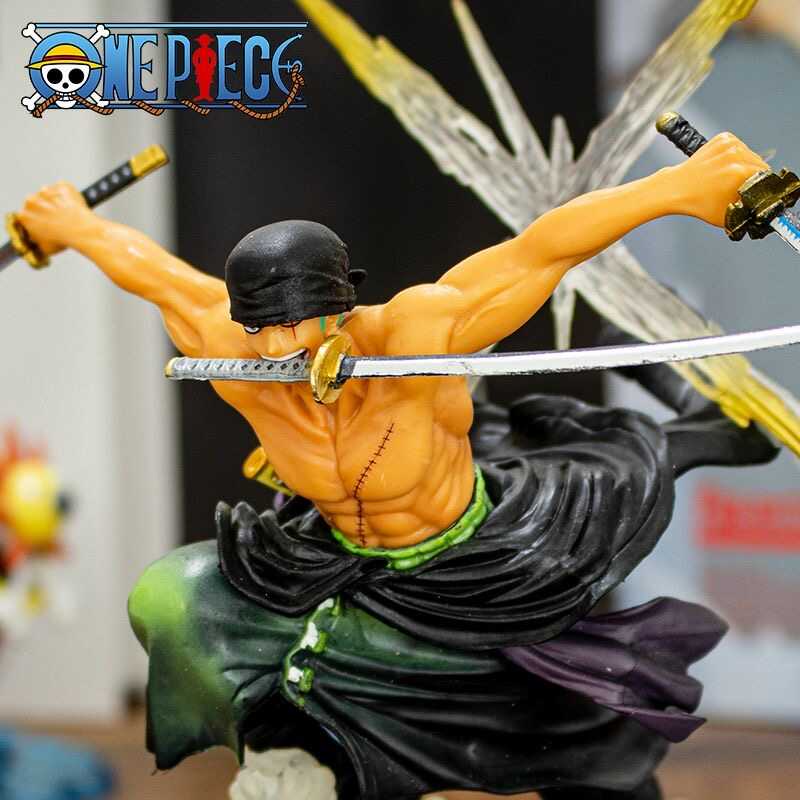 Japanese Anime Figure One Piece Three thousand worlds Three-blade flow ...