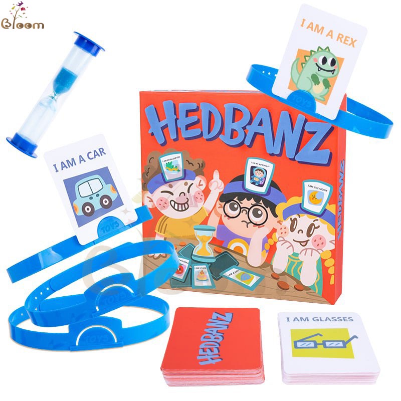 ♞Bloom Hedbanz Guess Family Board Game /Guessing Game for Kids The Word