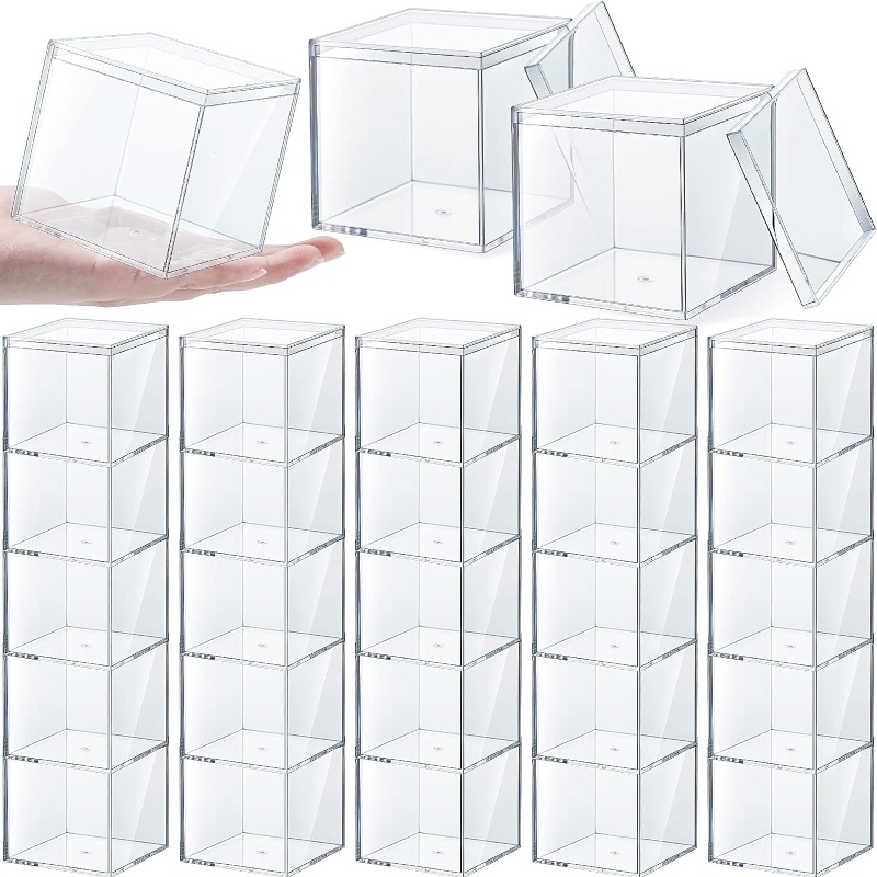 Multi-purpose Transparent Plastic Storage Box with Lid / Simple mini ...