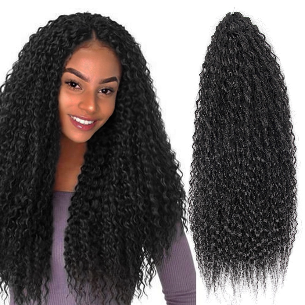 20inch Afro Yaki Kinky Curly Crochet Braids Hair Braids Hair Extensions