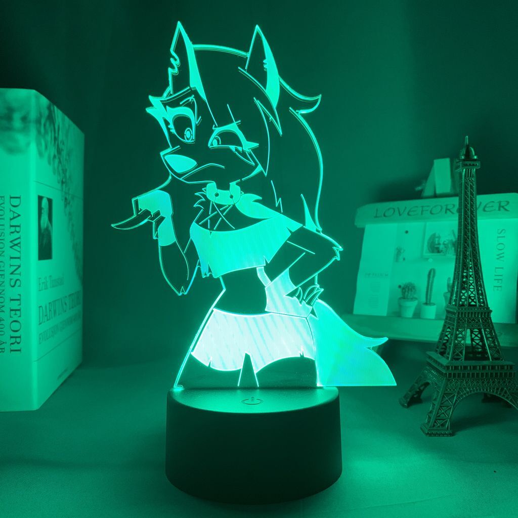 Helluva Boss Night Light Loona Millie Figure Colors Changing Table Lamp |  Shopee Philippines