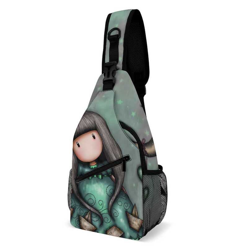 Santoro Gorjuss Shoulder Moon Aesthetic Chest Boy Cycling Motorcycle Sling Bag Business Print