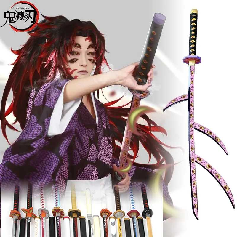 Kokushibo Demon Slayer Anime Katana Swords Model Cosplay Prop Kimetsu ...