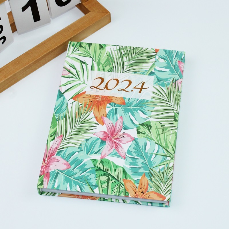 Calendar Book 2024 Calendar Book Self Filled Efficiency Manual English