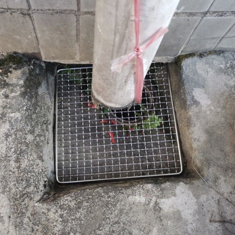 Sewer Mouse-Proof Floor Drain Outdoor Drain Filter Stainless Steel Side ...
