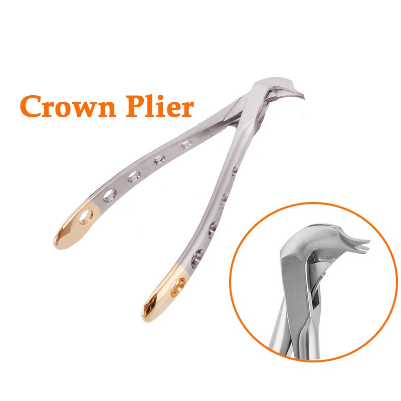Tooth Crown Remover Pliers Pick Stainless Steel Crown Removal Tool