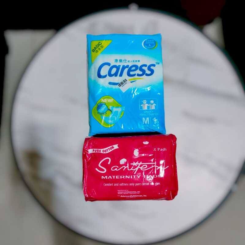 Caress Adult Diapers Pads and Sanitex Maternity bundles Shopee