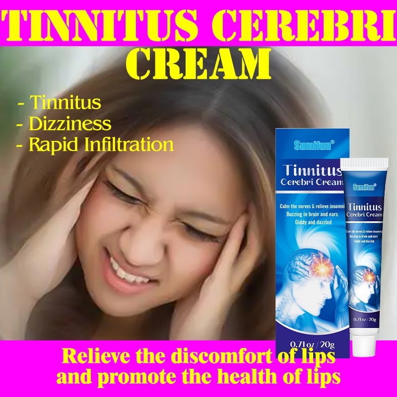 Tinnitus Treatment Cream Headache Vertigo Relief Relieve Ear Ringing
