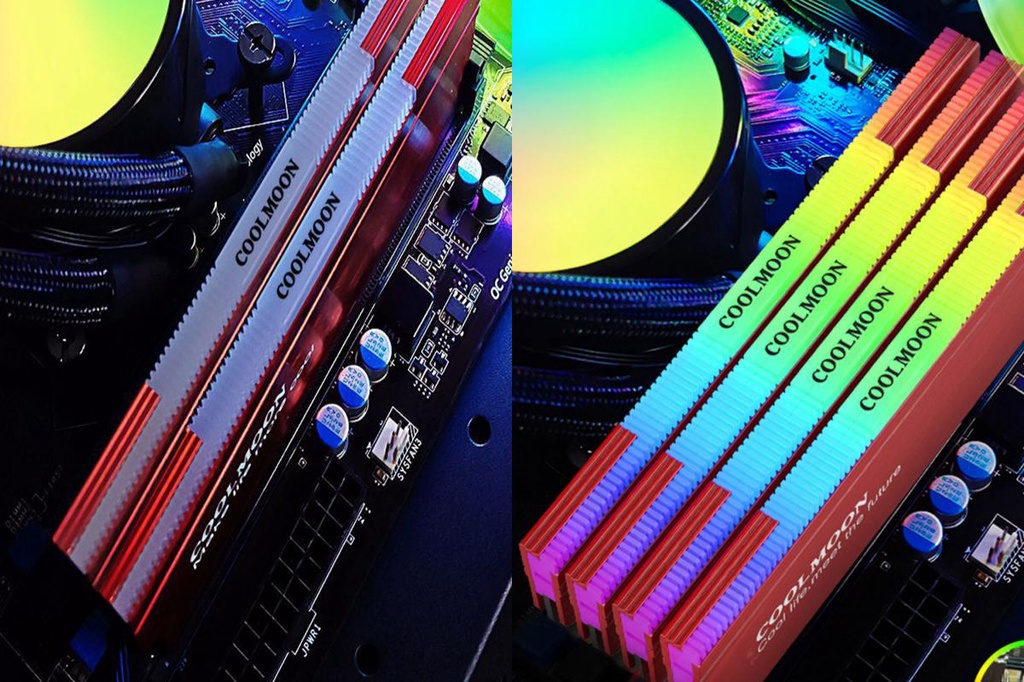 COOD Longlasting Ram Heatsink 5v 3pin Ram Heatsink Coolmoon Ram