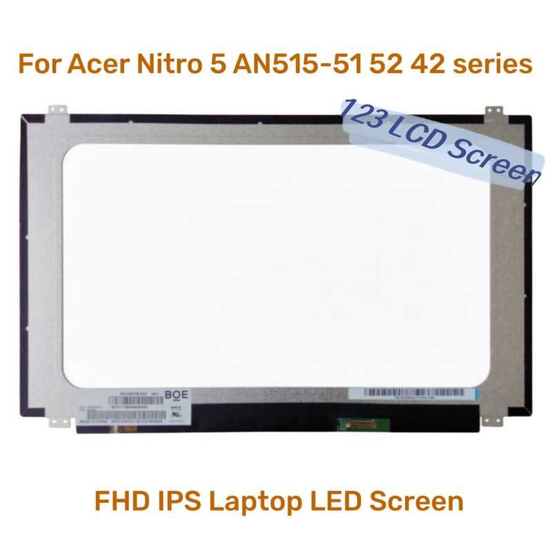 Écran LCD LED 15.6" Pour Acer Nitro AN515-51 - 360mm, 30 Pins, Neuf