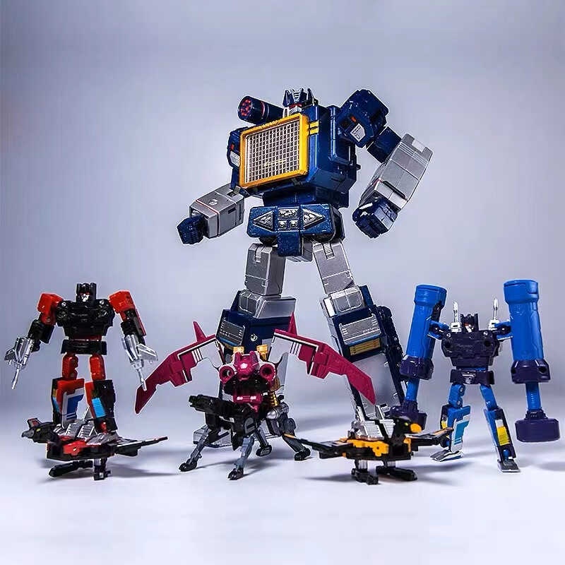THF-01P6 Laserbeak & Ravage – Six Tapes Rumble Action Figure – Transformers Decepticon