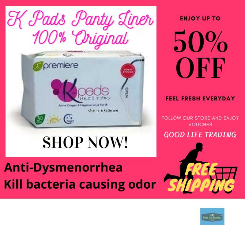 KPads Panty Liner with Negative Ion 100% Original and Affordable from ...