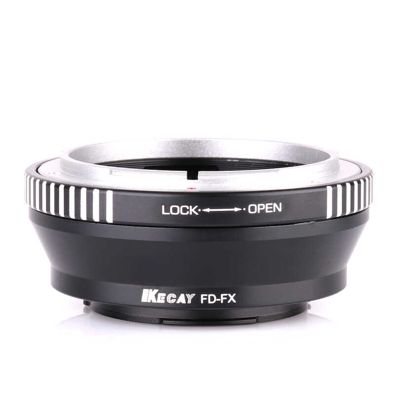 K&F CONCEPT adattatore da Compatibile con Nikon a Fuji X per obiettivo Compatibile con Nikon AI/F a Compatibile con Fujifilm serie X mirrorless FX, per Fuji XT2 XT20 XE3 XT1 X-T2
