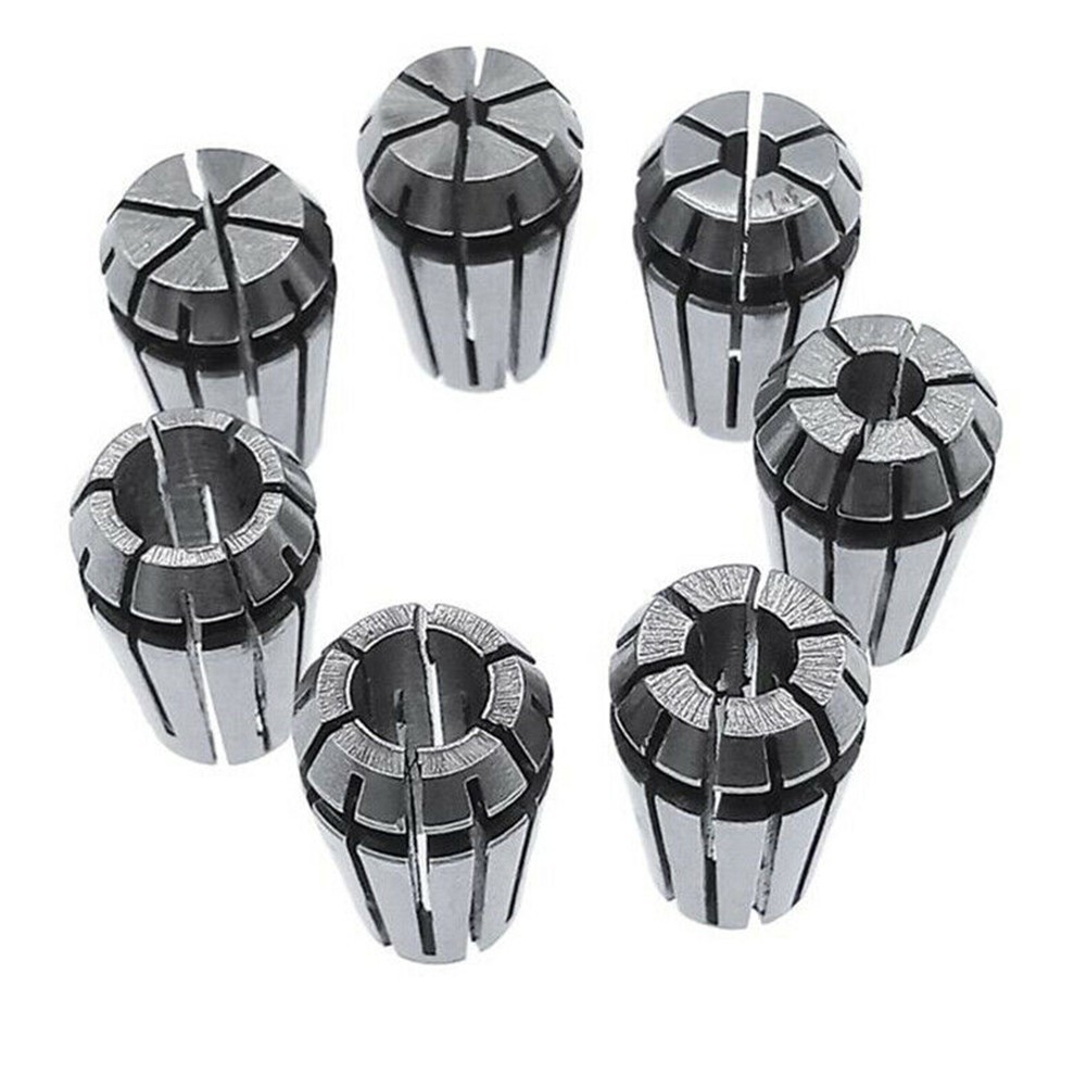 7PC ER11 Spring Collet Set For CNC Milling Lathe Engraving Machine Steel