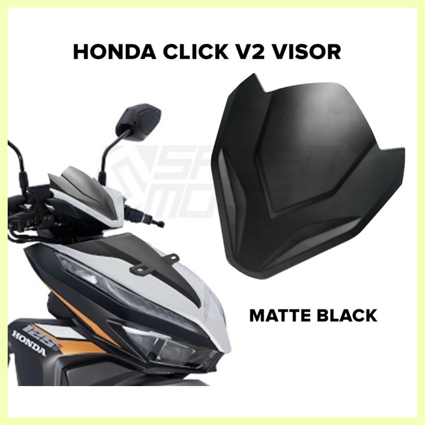 HONDA CLICK V2 GAME CHANGER VISOR CARBON DESIGN FOR HONDA CLICK 125i ...