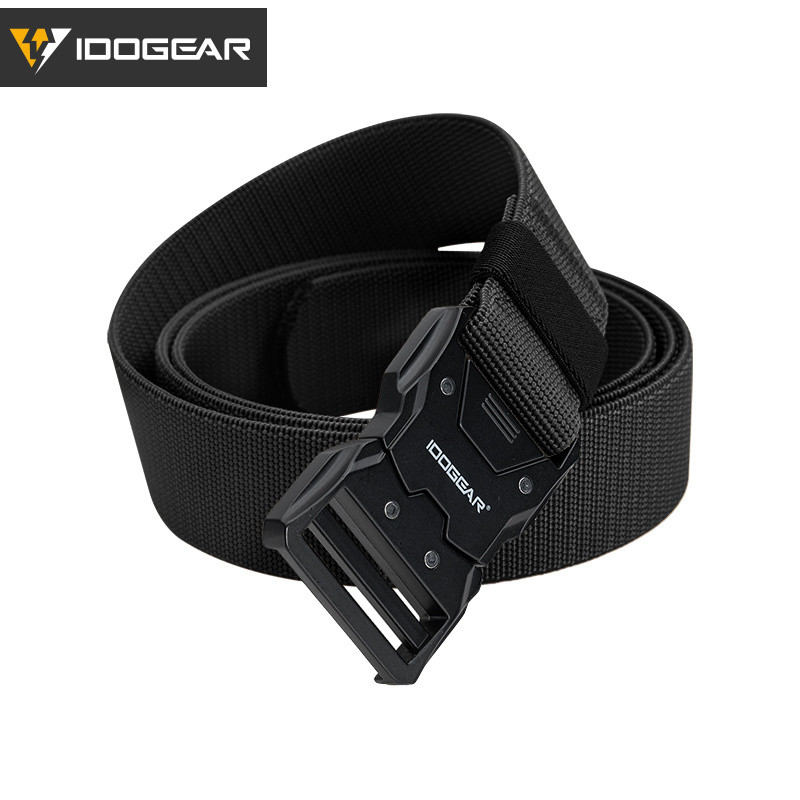 IDOGEAR Tactical Elastic Belt 1.5 Inch Quick Release Stretch Belt