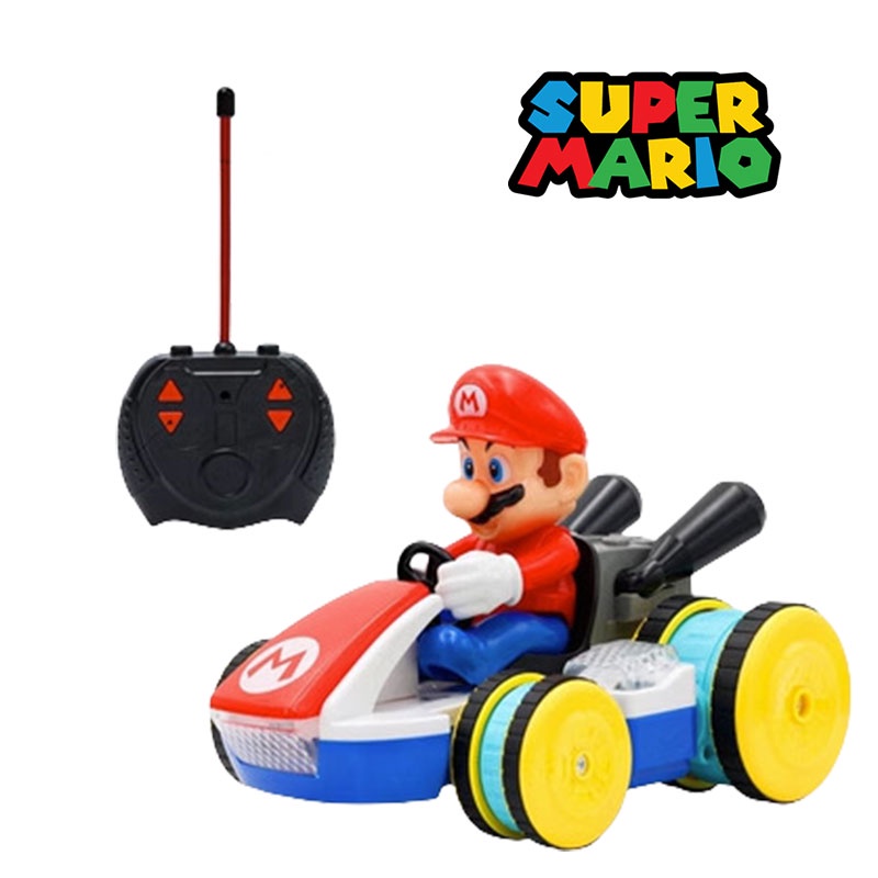 Super Mario Rc Car Sensational Stunt Vehicle With Vibrant Lights And
