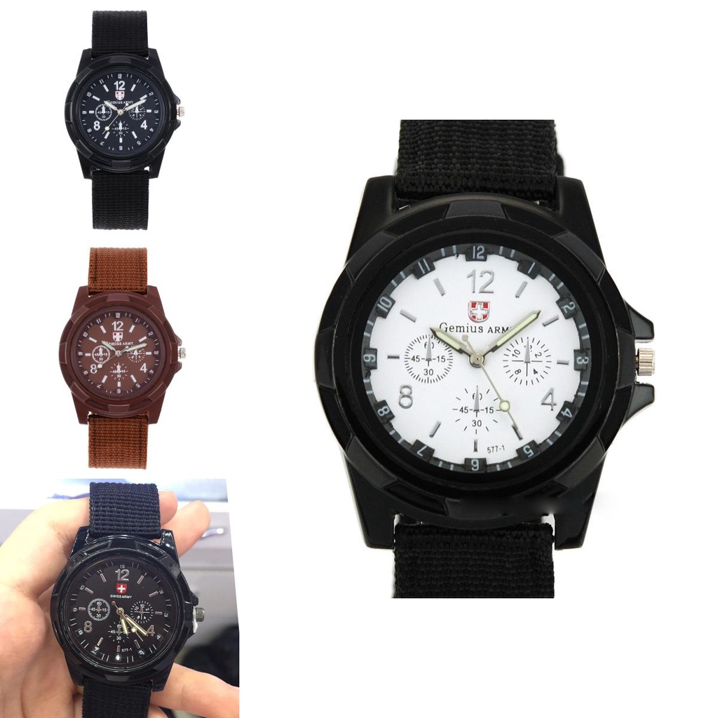 Gemius Swiss Army Watch Various Colors Available Swi Coffee Swi Black ...